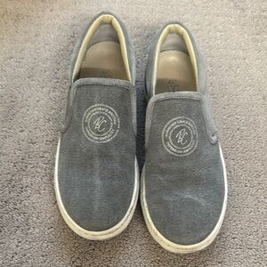 Gray Casual Slip-On Shoes